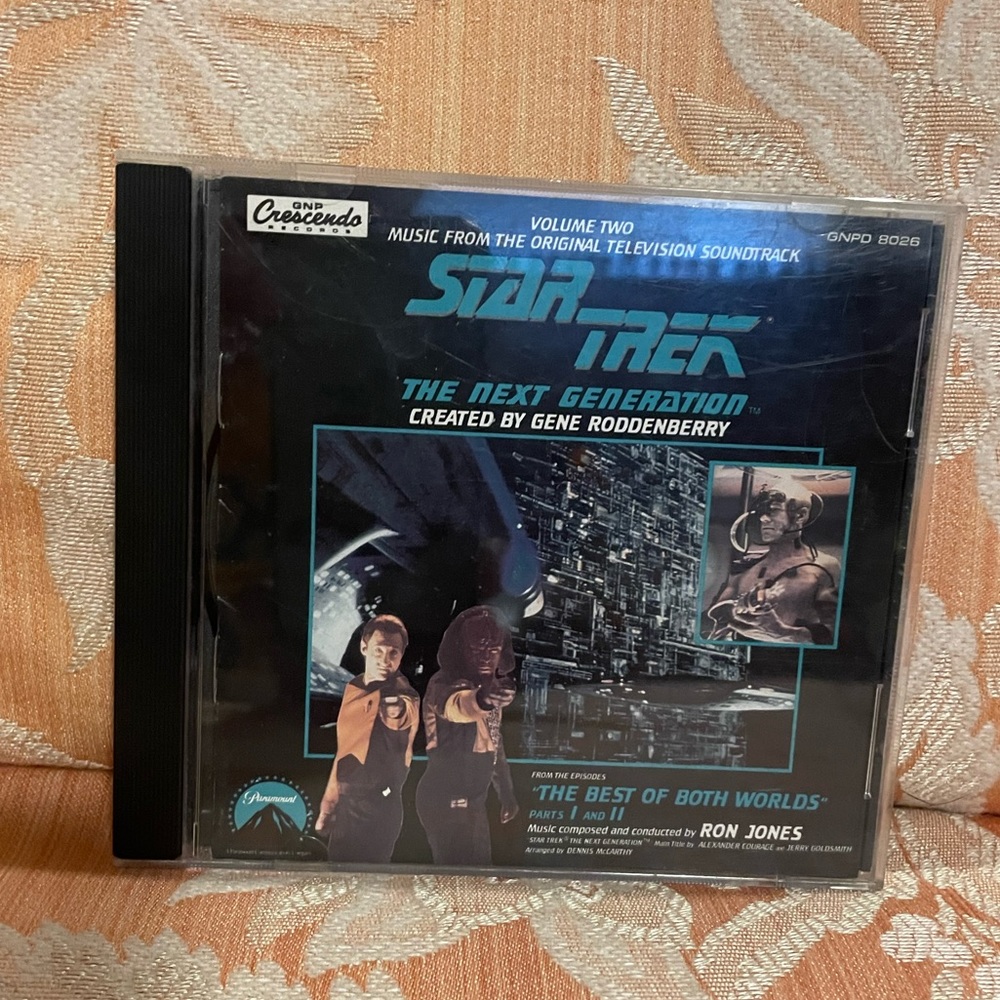 🖖 Vintage Star Trek The Next Generation Vol. 2 Music From The TV Soundtrack 🖖